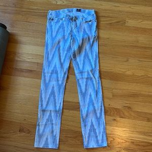 AG adriano goldschmied the stilt ikat jeans size 25
